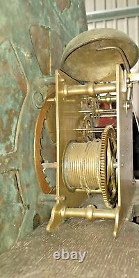 Brass Dial 8 Day Longcase Clock, by Robert Townsend of Greenock, Scotland