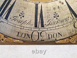Brass Long-case Dial & Movement Joseph Jackson of London for Restoration