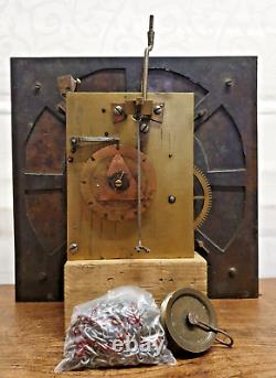 Brass Longcase Dial & Movement by Wood of Grantham, Lincolnshire Circa 1760
