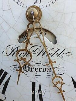 Brecon Longcase Clock. Antique Oak
