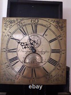 C1760 Grandfather Clock Samuel Wainwright Northampton