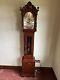 Christian Huygens Clock 1980s Mechanical 8 Day Longcase Grandfather Clock