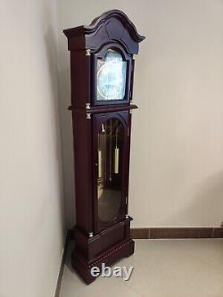ClassicLiving 183cm Wood Grandfather Clock Unopened, British-Inspired Elegance