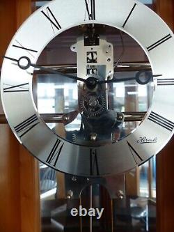Contemporary Longcase Clock by Franz Hermle Skeleton Movement Light Case