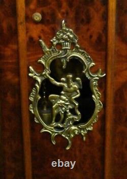 Dutch Longcase Clock Grandfather Bronze Cherubs Sun Dial