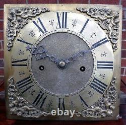 Early 18th century longcase grandfather clock movement Mary Cole Barnstable