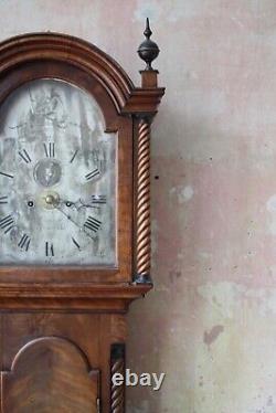 Early 19th Century Mahogany Longcase Clock, Garland of Plymouth Neptune