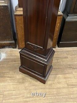 Edwardian Westminster Chime Longcase Clock Of Small Proportions