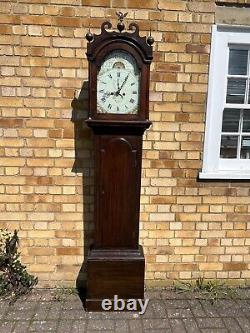 Ely Cambridgeshire, by Giscard, 8 Day Oak Longcase clock