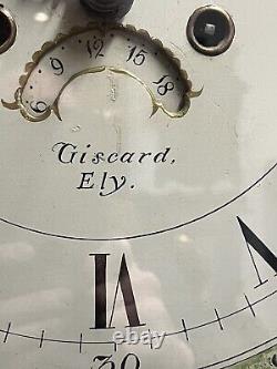 Ely Cambridgeshire, by Giscard, 8 Day Oak Longcase clock