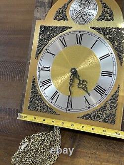Emperor Grandfather Clock Movement 211673 Clock Dial Tempus Fugit with Chains