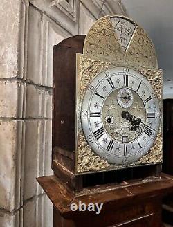 Exceptionally Rare 17th Century Walnut Longcase Clock Brounker Watts of London