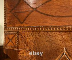 Fine George III Marquetry & Parquetry Inlaid Oak And Mahogany Longcase Clock