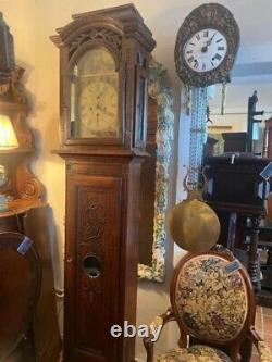 French Antique Jacques Poirier Grandfather Clock