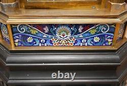 French Cloisonne Grandfather Clock