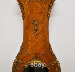 French Grandfather Clock Kingwood Inlay