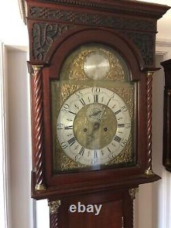 George third Scottish Brass Face Longcase Grandfather Clock Alex Mitchell Gorbel