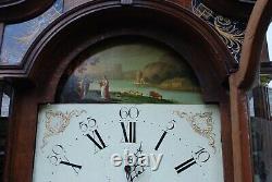 Georgian Grandfather Clock 8-Day by'Samuel Maplin of Salop' Full Working Order