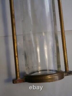 Glass jar pendulum made of brass from a original