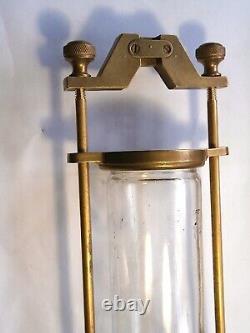 Glass jar pendulum made of brass from a original