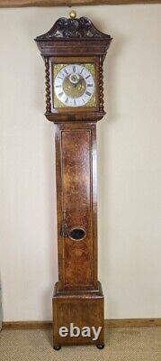 Good Walnut Longcase Clock Edward Stanton