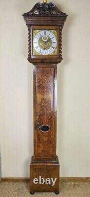 Good Walnut Longcase Clock Edward Stanton