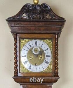 Good Walnut Longcase Clock Edward Stanton