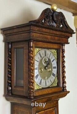 Good Walnut Longcase Clock Edward Stanton