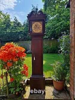 Grandfather Clock 8-Day, John Lawson Of Keighly Circa. 1750, Full Working Order