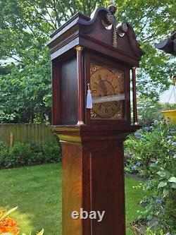 Grandfather Clock 8-Day, John Lawson Of Keighly Circa. 1750, Full Working Order