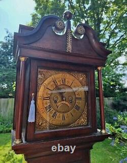 Grandfather Clock 8-Day, John Lawson Of Keighly Circa. 1750, Full Working Order