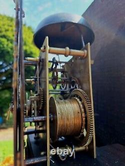 Grandfather Clock 8-Day, John Lawson Of Keighly Circa. 1750, Full Working Order