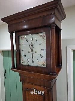 Grandfather Clock By Emanuel Burton Of Kendal, 8-Day