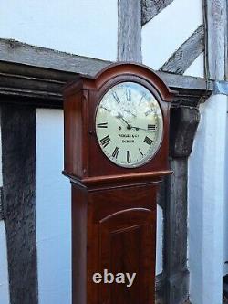 Grandfather Clock By Wekler & Co. Of Dublin. 8-Day