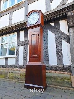 Grandfather Clock By Wekler & Co. Of Dublin. 8-Day