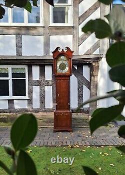 Grandfather Clock George III 8-Day Brass Dial. Provenance, Newton Old Hall