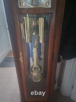 Grandfather Clock / Howard Miller / Golden Oak / Excellent Condition