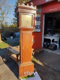 Grandfather Clock. Oak. Warwick
