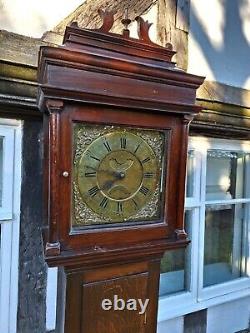Grandfather Clock by Thomas Hampson of Wrexham Circa. 1740 In Full Working Order
