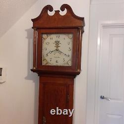 Grandfather Longcase Clock Devon Maker. Circa 1820