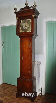 Grandfather Longcase Clock Hallifax of Doncaster Circa. 1760 Full Working Order