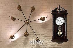 Grandfather Wood Wall Clock with Westminster Chime with Exquisite Timekeeping