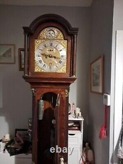Grandfather clock antique 8 day