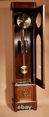 Gustav Becker German Oak Gründerzeit/Historismus Longcase Clock Circa 1900-10