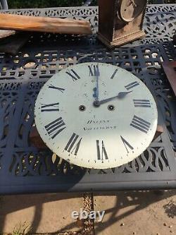 Hallam Nottingham 8 day antique Longcase grandfather clock movement and 14 dial