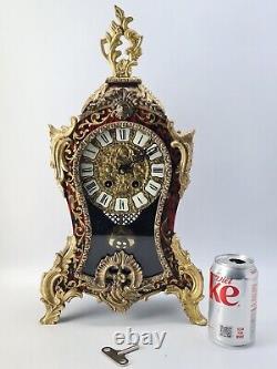 Handsome Boulle Style Large Bracket Clock