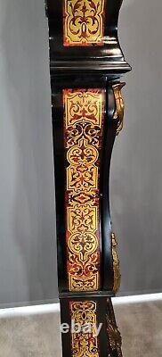 Handsome French Boulle Style Longcase Grandfather Clock Westminster Chime