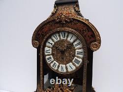 Handsome Hermle Boulle Mantel Clock Westminster chime