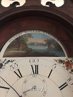 Henery Bunyan Lincoln Longcase Grandfather Clock Lincolnshire Circa 1780