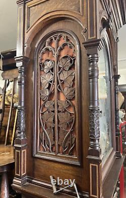 Impressive Top Quality Antique 8 Day Longcase That Chimes The Quarters On Bells